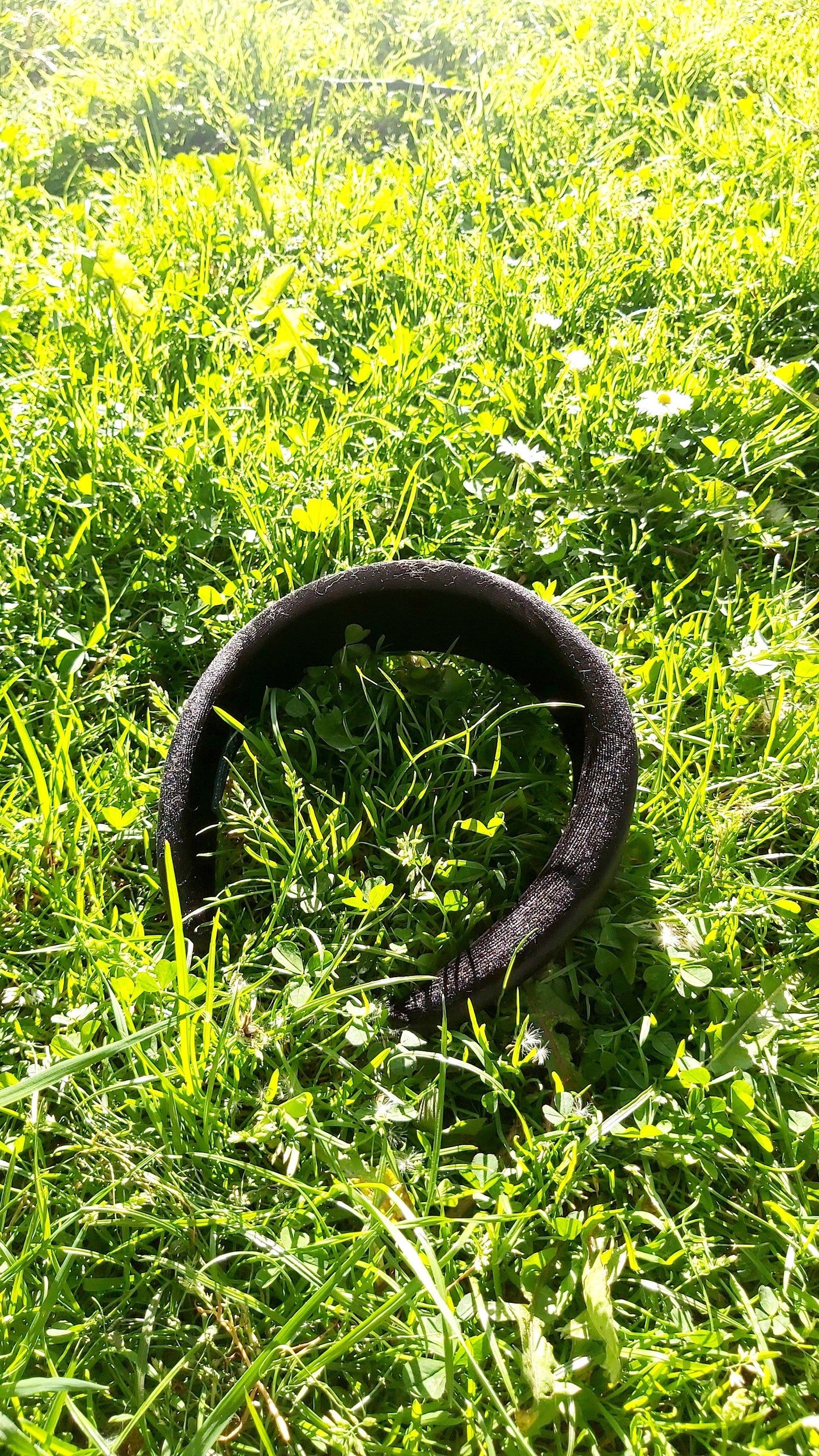 Black Handmade Velvet Headband