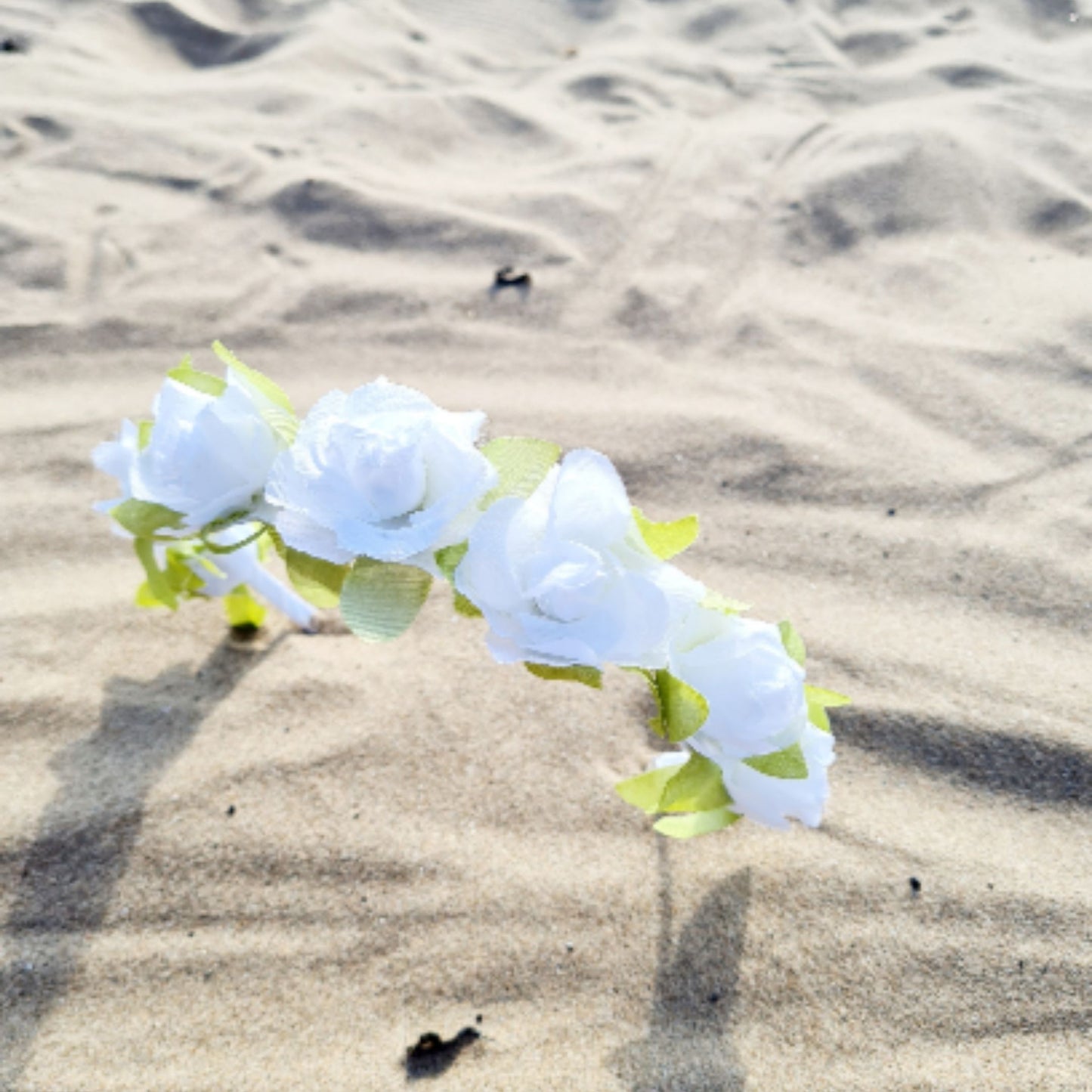 Whimsical White Flower Headband