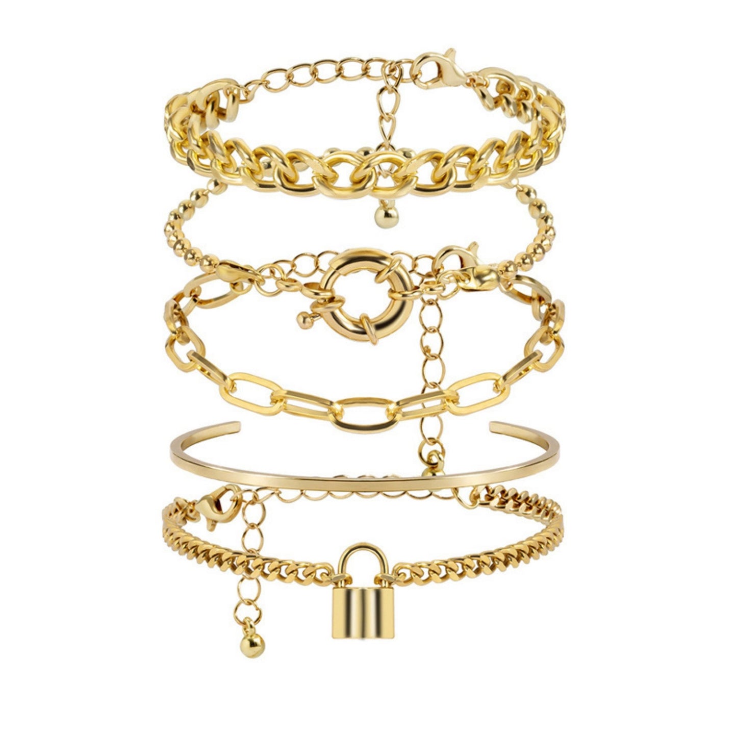 Gold Plated Multi-Pack bracelet set