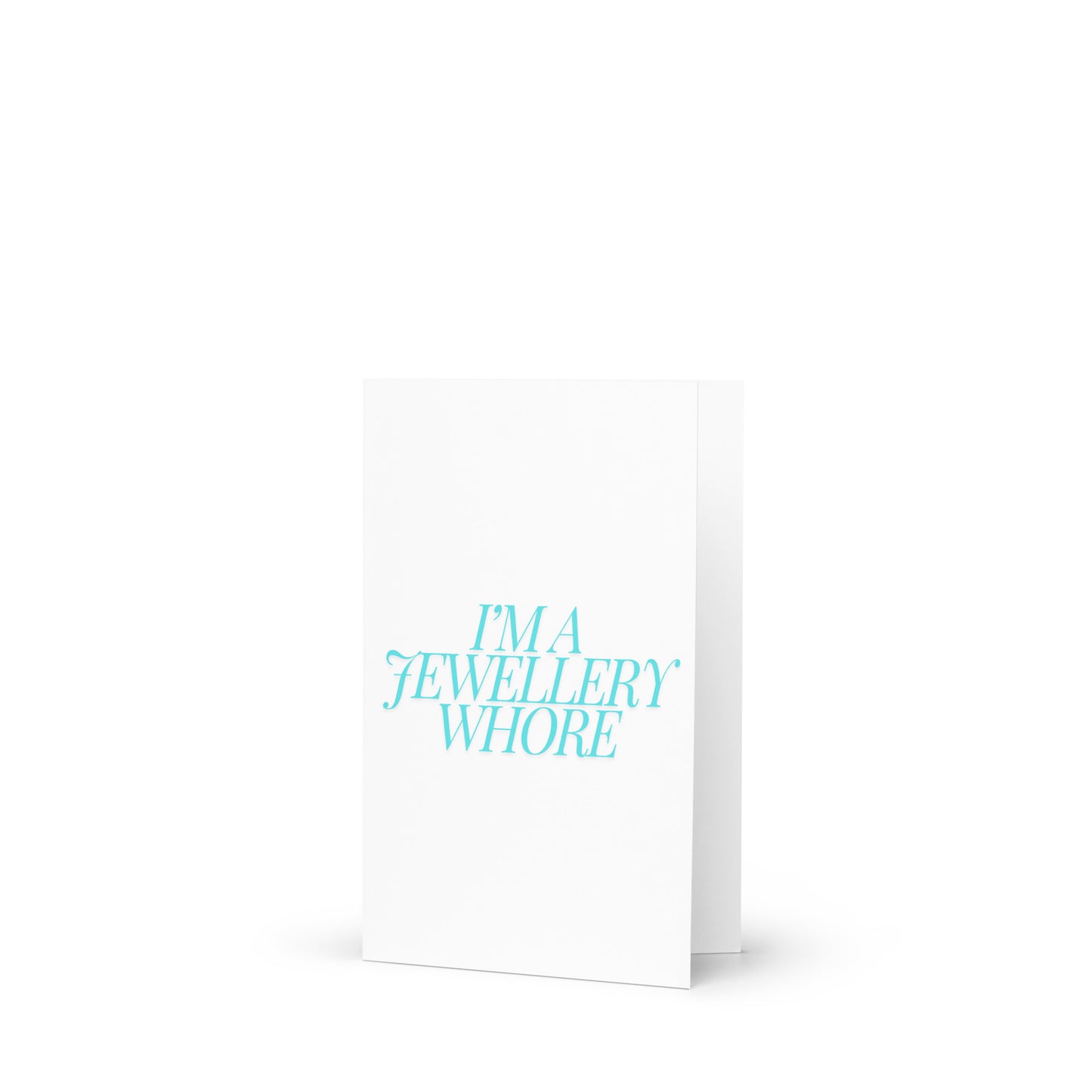 Jewellery Whore Card