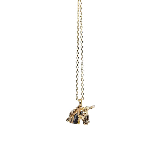 Magical Gold Plated Unicorn Necklace