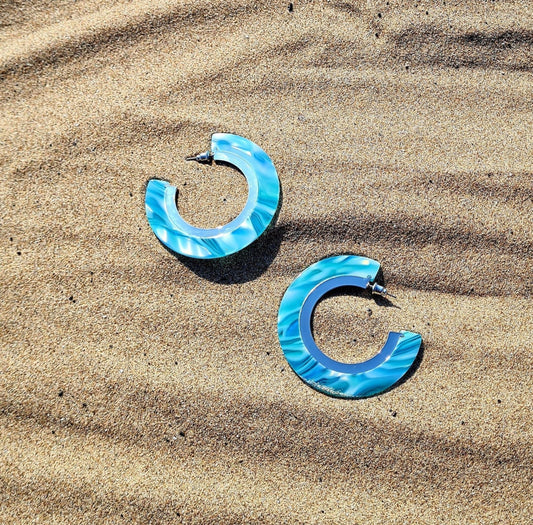 Recycled Under the Sea Resin Hoops